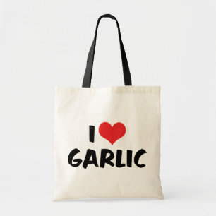 I Love Heart Garlic - Stinking Rose Lover Tote Bag