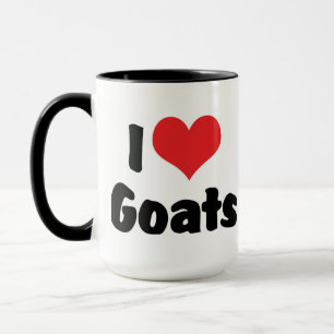 I Love Heart Goats - Goat Lover Mug