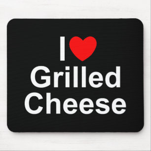 I Love (Heart) Grilled Cheese Mouse Mat
