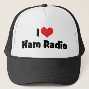 I Love Heart Ham Radio - Amateur Radio Lover Trucker Hat