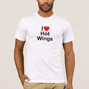 I Love (Heart) Hot Wings T-Shirt