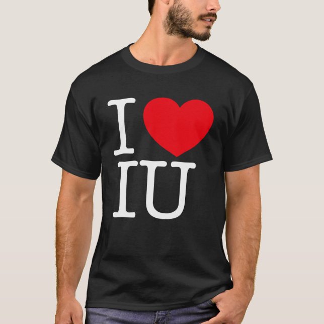 I Love Heart IU T-Shirt (Front)