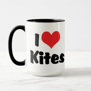 I Love Heart Kites - Kite Flying Lover Mug