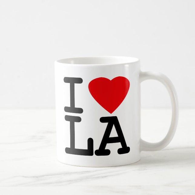 I Love Heart LA Coffee Mug (Right)