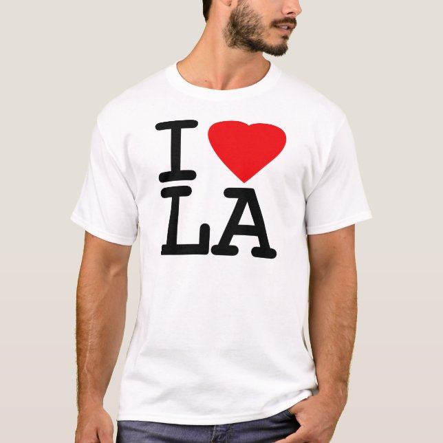 I Love Heart LA T-Shirt (Front)
