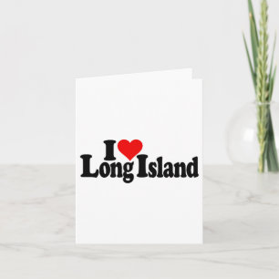I Love Heart Long Island _1  Card