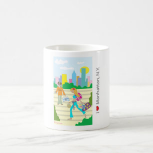 I love (heart) Manhattan, NY Coffee Mug