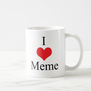 I love (Heart) Meme Coffee Mug