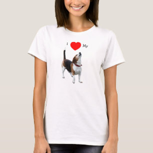 I Love Heart My Beagle Dog T-Shirt