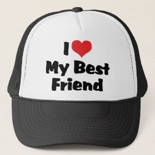 I Love Heart My Best Friend - BFF Trucker Hat