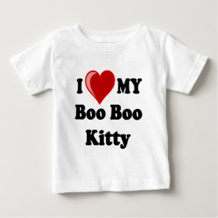 I Love (Heart) My Boo Boo Kitty Cat Baby T-Shirt