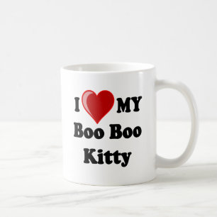 I Love (Heart) My Boo Boo Kitty Cat Coffee Mug
