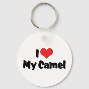 I Love Heart My Camel Key Ring