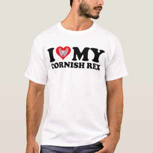 I Love (Heart) My Cornish Rex T-Shirt