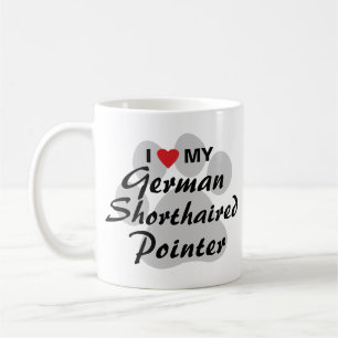 I Love (Heart) My German Shorthaired Pointer Coffee Mug