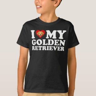I Love (Heart) My Golden Retriever T-Shirt