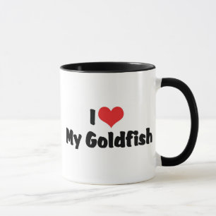 I Love Heart My Goldfish - Aquarium Fish Lover Mug