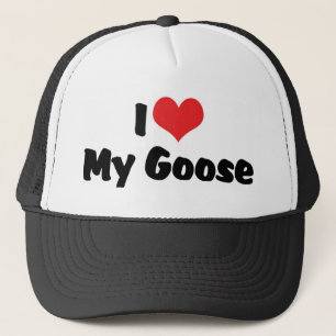 I Love Heart My Goose - Bird Lover Trucker Hat