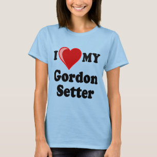 I Love (Heart) My Gordon Setter Dog T-Shirt