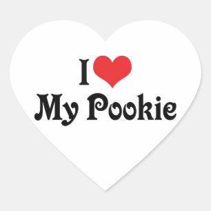 I Love Heart My Pookie Sticker