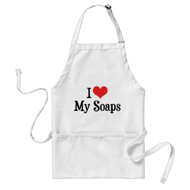I Love Heart My Soaps - Soap Opera Lover Standard Apron (Front)