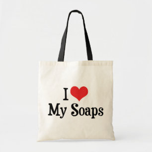 I Love Heart My Soaps - Soap Opera Lover Tote Bag