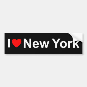I Love Heart) New York Bumper Sticker