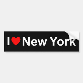 I Love Heart) New York Bumper Sticker