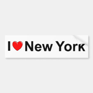I Love Heart) New York Bumper Sticker