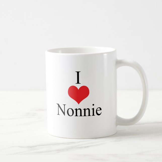I Love (Heart) Nonnie Coffee Mug (Right)