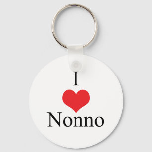 I Love (Heart) Nonno Key Ring