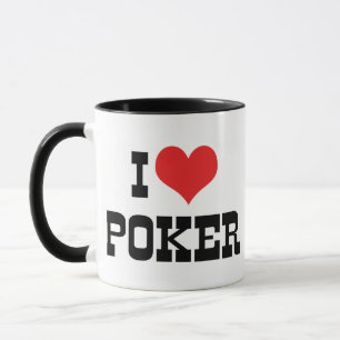 I Love Heart Poker - Texas Holdem Lover Mug