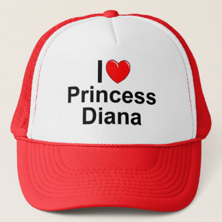 I Love (Heart) Princess Diana Trucker Hat