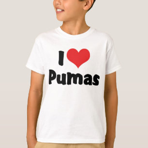 I Love Heart Pumas T-Shirt