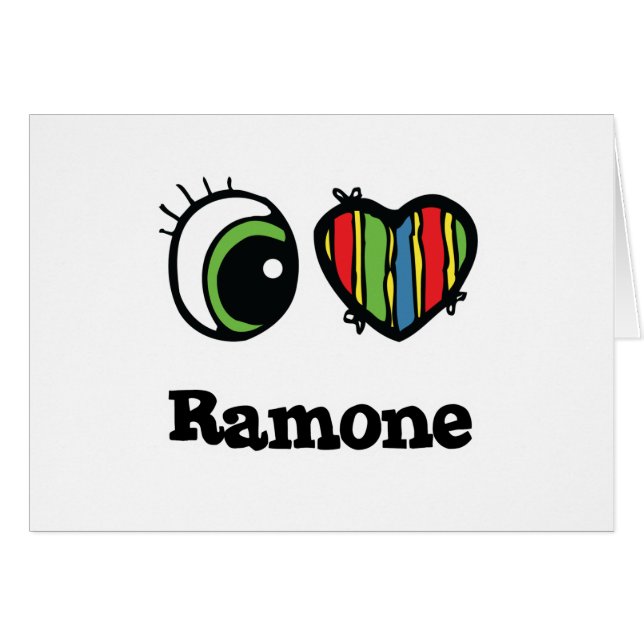 I Love (Heart) ramone (Front Horizontal)