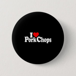 I Love Heart Rk Chops 6 Cm Round Badge