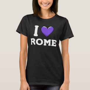 I Love Heart Rome Italy T-Shirt
