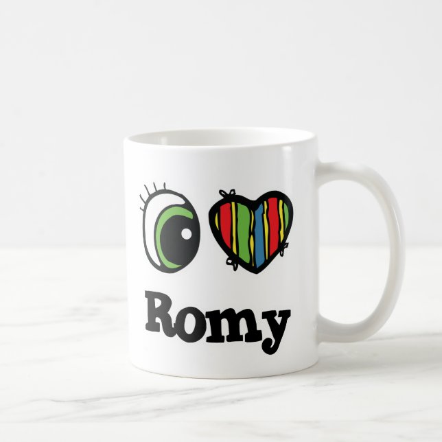 I Love (Heart) Romy Coffee Mug (Right)