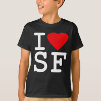 I Love Heart San Francisco