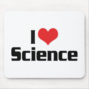I Love Heart Science Mouse Mat