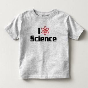 I Love Heart Science - Nuclear Physics Scientist Toddler T-Shirt