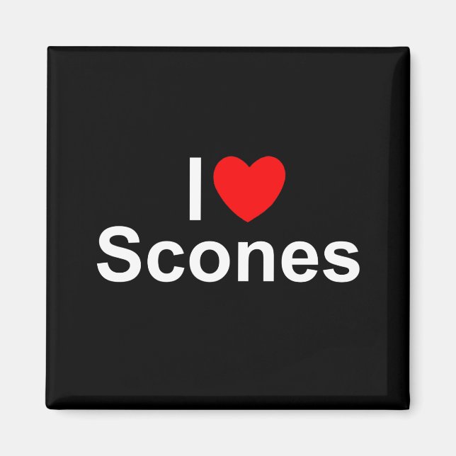 I Love (Heart) Scones Magnet (Front)