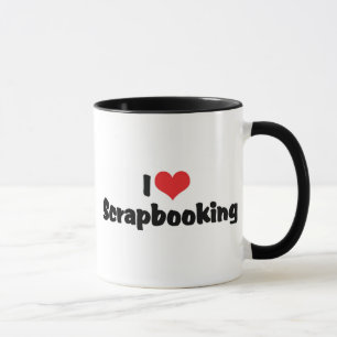 I Love Heart Scrapbooking -Scrapbook Lover Mug