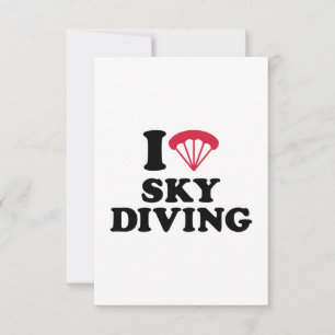 I love heart Skydiving