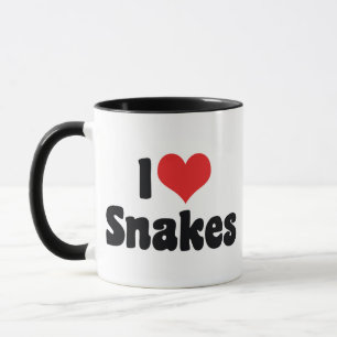 I Love Heart Snakes Mug