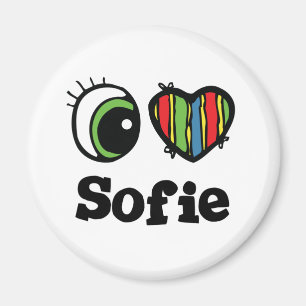 I Love (Heart) Sofie Magnet