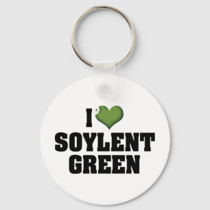 I Love Heart Soylent Green Key Ring
