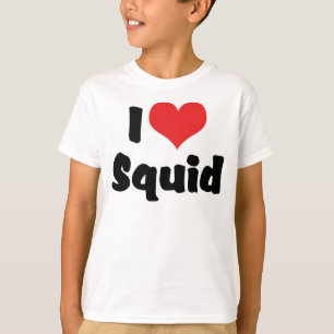 I Love Heart Squid T-Shirt