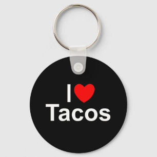 I Love (Heart) Tacos Key Ring