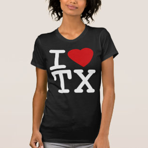 I Love Heart Texas T-Shirt
